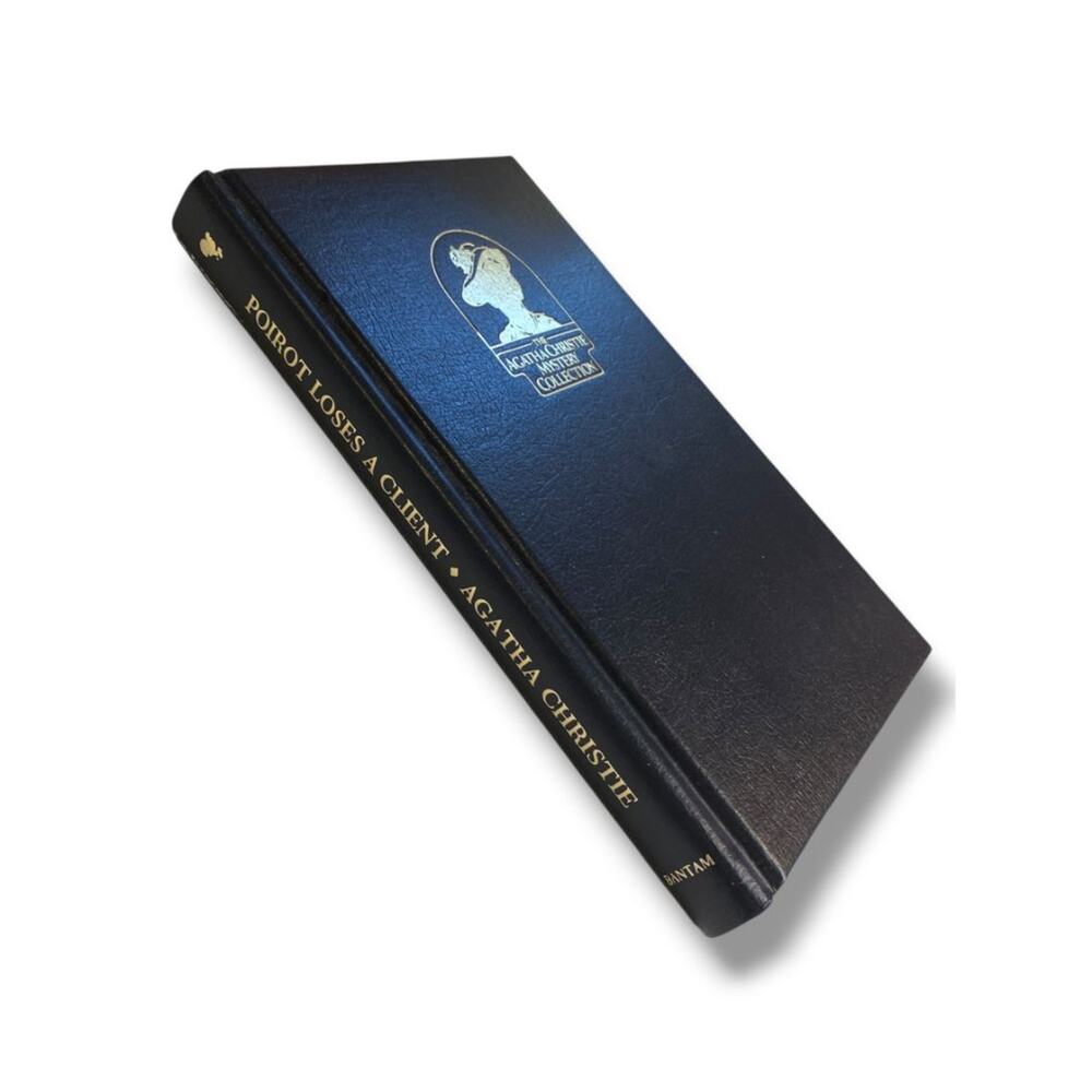Agatha Christie Mystery Collection Bantam Leatherette Poirot Loses a Client 1980